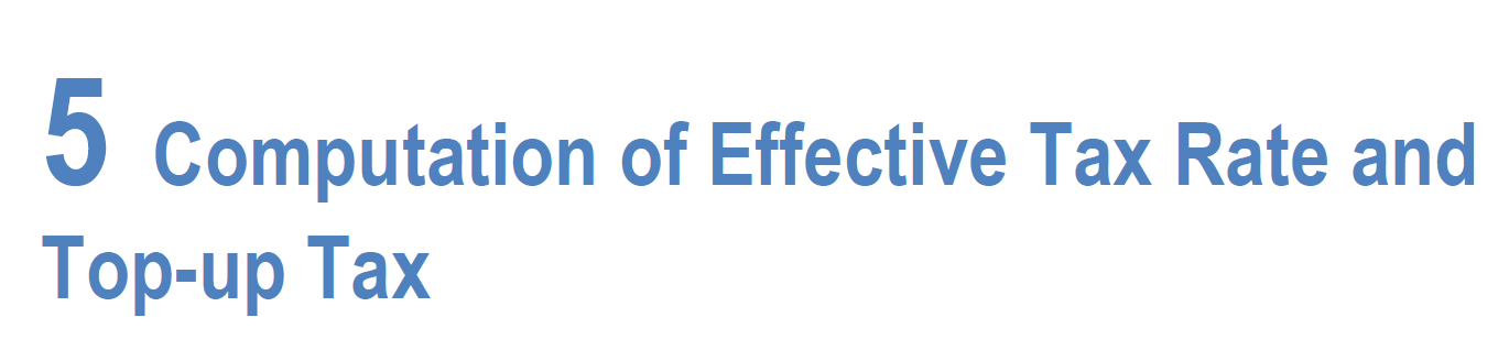 Step Three: Calculation of Effective Tax Rate and Top-Up Tax