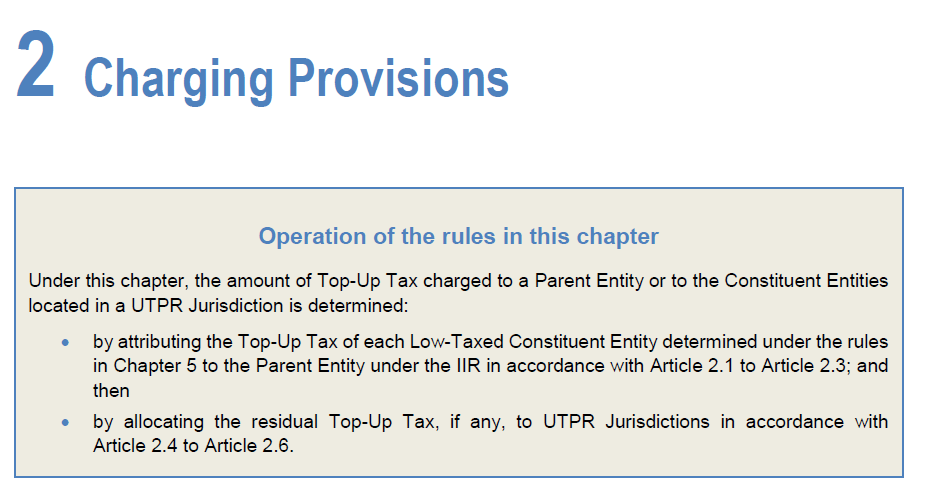 第四步：收入纳入规则及欠税支付规则（Income Inclusion Rules & Undertaxed Payment Rules）