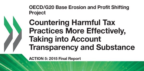 BEPS Action 5: Countering Harmful Tax Practices